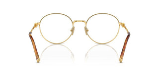 Miu Miu Vmu 52xv Women Gold Round Eyeglasses