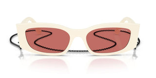 Vogue Vo5655su Women White Rectangle Sunglasses