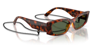 Vogue Vo5655su Women Havana Rectangle Sunglasses