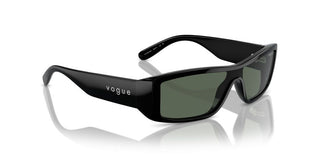 Vogue Vo 5442sm Women Black Rectangle Sunglasses