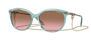 Vogue VO 5460S women Green Squared Sunglasses