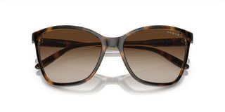 Vogue VO 5520S women Havana Butterfly Sunglasses