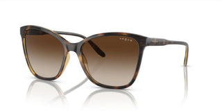 Vogue VO 5520S women Havana Butterfly Sunglasses