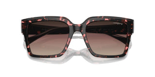 Vogue Vo 5553s Women Brown Squared Sunglasses