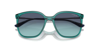 Vogue Vo 5564s Women Blue Squared Sunglasses