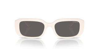 Vogue Vo 5565s Women White Rectangle Sunglasses