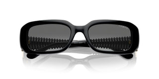 Vogue Vo 5565s Women Black Rectangle Sunglasses