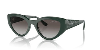 Vogue Vo 5566s Women Green Cat Eye Sunglasses