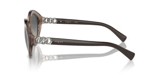 Vogue Vo 5576sb Women Brown Oval Sunglasses
