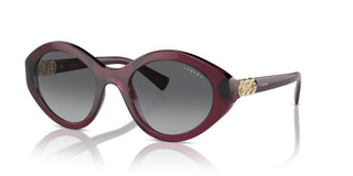 Vogue Vo 5576sb Women Red Oval Sunglasses