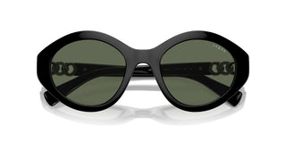 Vogue Vo 5576sb Women Black Oval Sunglasses