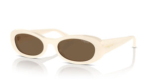 Vogue Vo 5582s Women White Oval Sunglasses