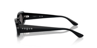 Vogue Vo 5582s Women Black Oval Sunglasses