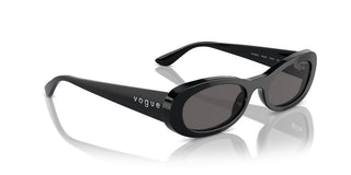Vogue Vo 5582s Women Black Oval Sunglasses