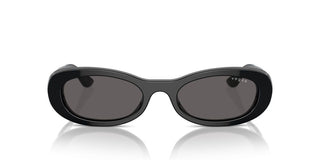 Vogue Vo 5582s Women Black Oval Sunglasses