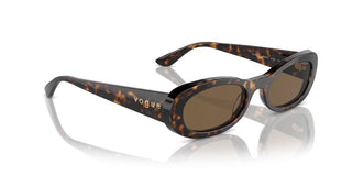 Vogue Vo 5582s Women Havana Oval Sunglasses