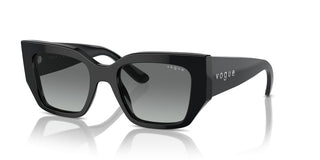 Vogue Vo 5583s Women Black Squared Sunglasses