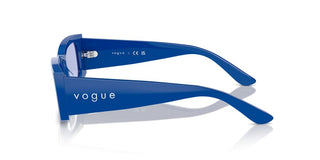 Vogue Vo 5584s Women Blue Rectangle Sunglasses