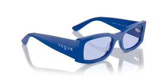 Vogue Vo 5584s Women Blue Rectangle Sunglasses