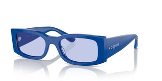 Vogue Vo 5584s Women Blue Rectangle Sunglasses