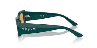 Vogue Vo 5584s Women Green Rectangle Sunglasses