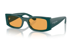 Vogue Vo 5584s Women Green Rectangle Sunglasses