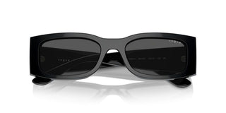 Vogue Vo 5584s Women Black Rectangle Sunglasses