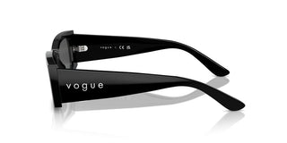 Vogue Vo 5584s Women Black Rectangle Sunglasses