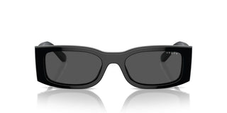 Vogue Vo 5584s Women Black Rectangle Sunglasses