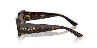 Vogue Vo 5584s Women Havana Rectangle Sunglasses