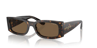 Vogue Vo 5584s Women Havana Rectangle Sunglasses