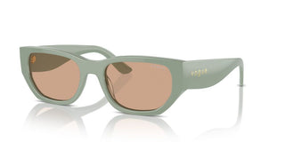 Vogue Vo 5586s Women Green Rectangle Sunglasses
