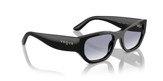 Vogue Vo 5586s Women Black Rectangle Sunglasses
