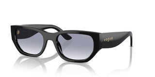 Vogue Vo 5586s Women Black Rectangle Sunglasses