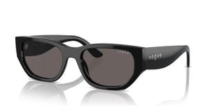 Vogue Vo 5586s Women Black Rectangle Sunglasses