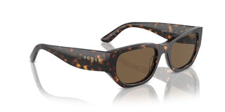 Vogue Vo 5586s Women Havana Rectangle Sunglasses