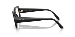 Vogue Vo 5636u Women Black Rectangle Eyeglasses