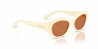 Vogue Vo 5659su Women White Oval Sunglasses