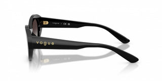 Vogue Vo 5659su Women Black Oval Sunglasses