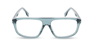 Police Vplq64 Men Grey Squared Eyeglasses