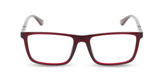Police VPLQ66 men Red Squared Eyeglasses