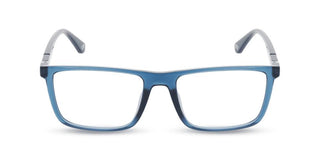 Police Vplq66 Men Blue Squared Eyeglasses