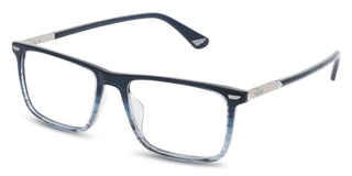 Police Vplq68 Unisex Blue Rectangle Eyeglasses