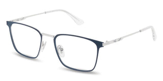 Police Vplq70 Men Blue Squared Eyeglasses