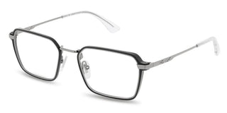 Police Vplq71 Unisex Grey Geometric Eyeglasses