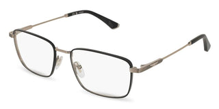Police Vplq74 Men Black Squared Eyeglasses