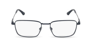 Police Vplq74 Men Blue Squared Eyeglasses