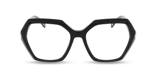 Police VPLR19 unisex Black Geometric Eyeglasses