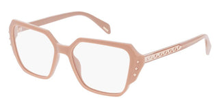 Police Vplr20 Unisex Brown Squared Eyeglasses