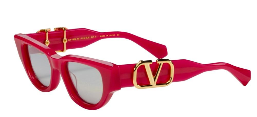 Valentino limited edition sunglasses Valentino V - Due Ltd - Limited Edition Color Women Pink Cat  main image 3